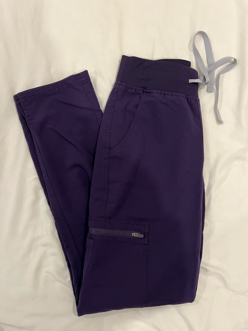 Figs Purple Jam High Waisted Yola Scrub Pants